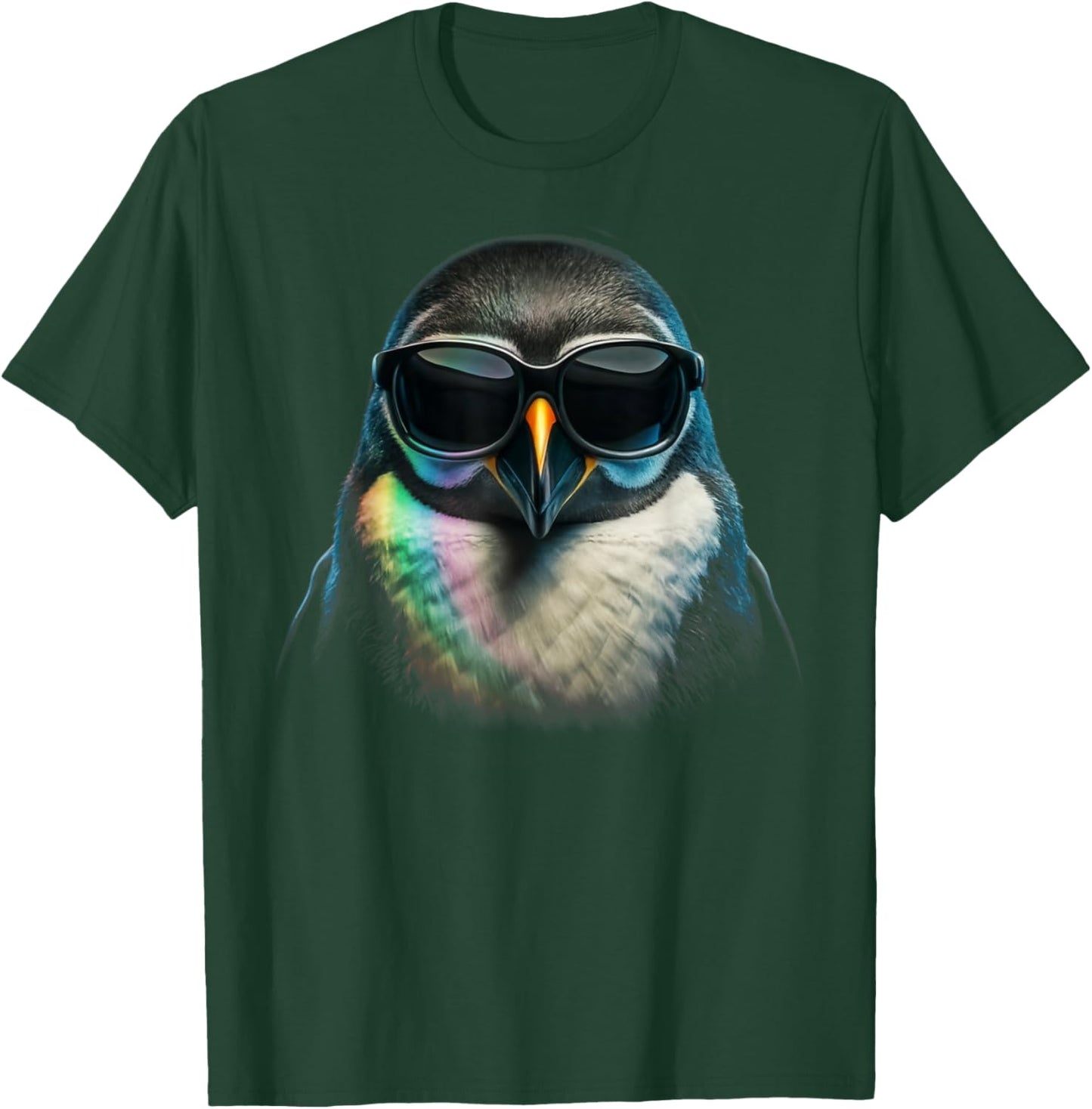 Penguin Head Sunglasses T-Shirt - T-Shirt | Forest