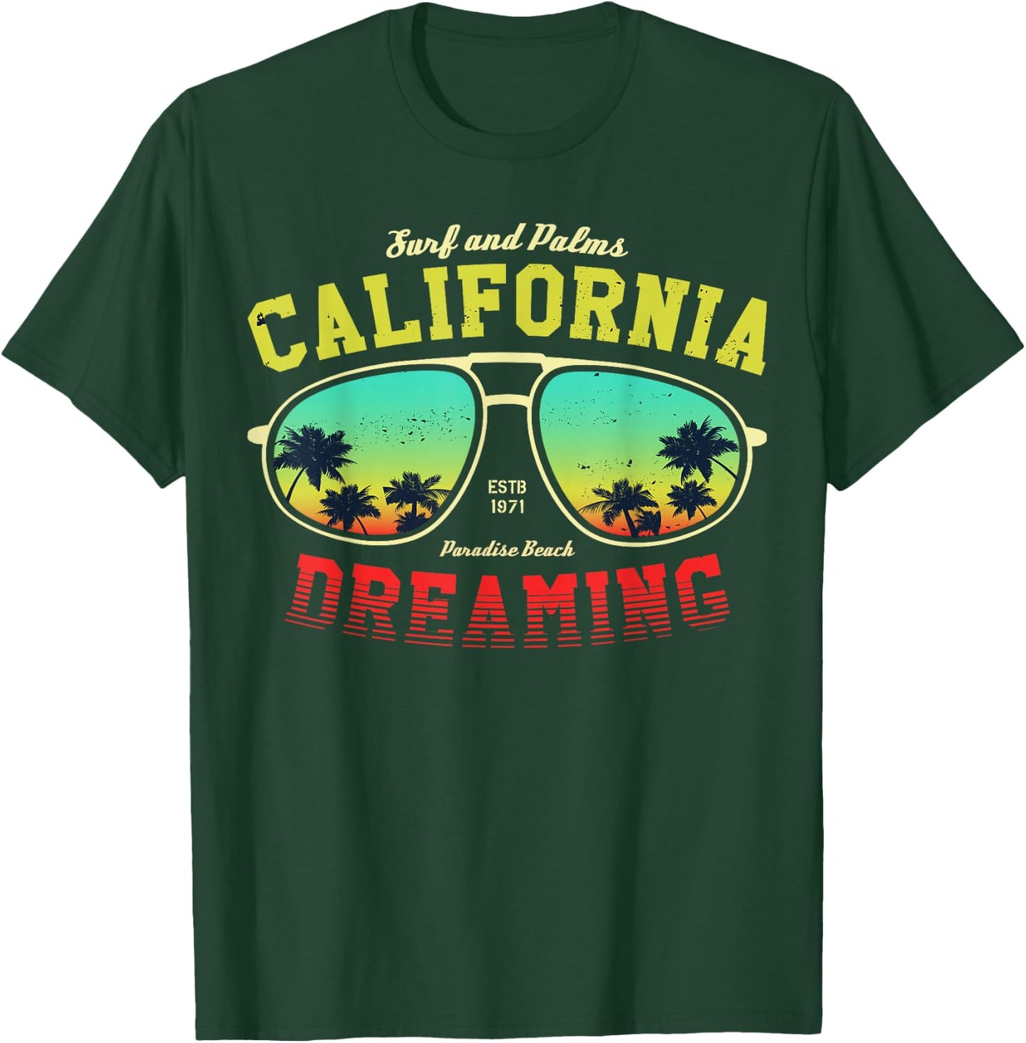 Los Angeles California Graphic Design shirt, Los Angeles T-Shirt - T-Shirt | Forest
