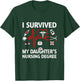 I Survived My Daughter'S Nursing Degree Proud Mom Nurse T-Shirt - T-Shirt | Forest