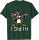 Sloth Wearing Graduation Cap I Did It Senior Sloth Lovers T-Shirt - T-Shirt | Forest