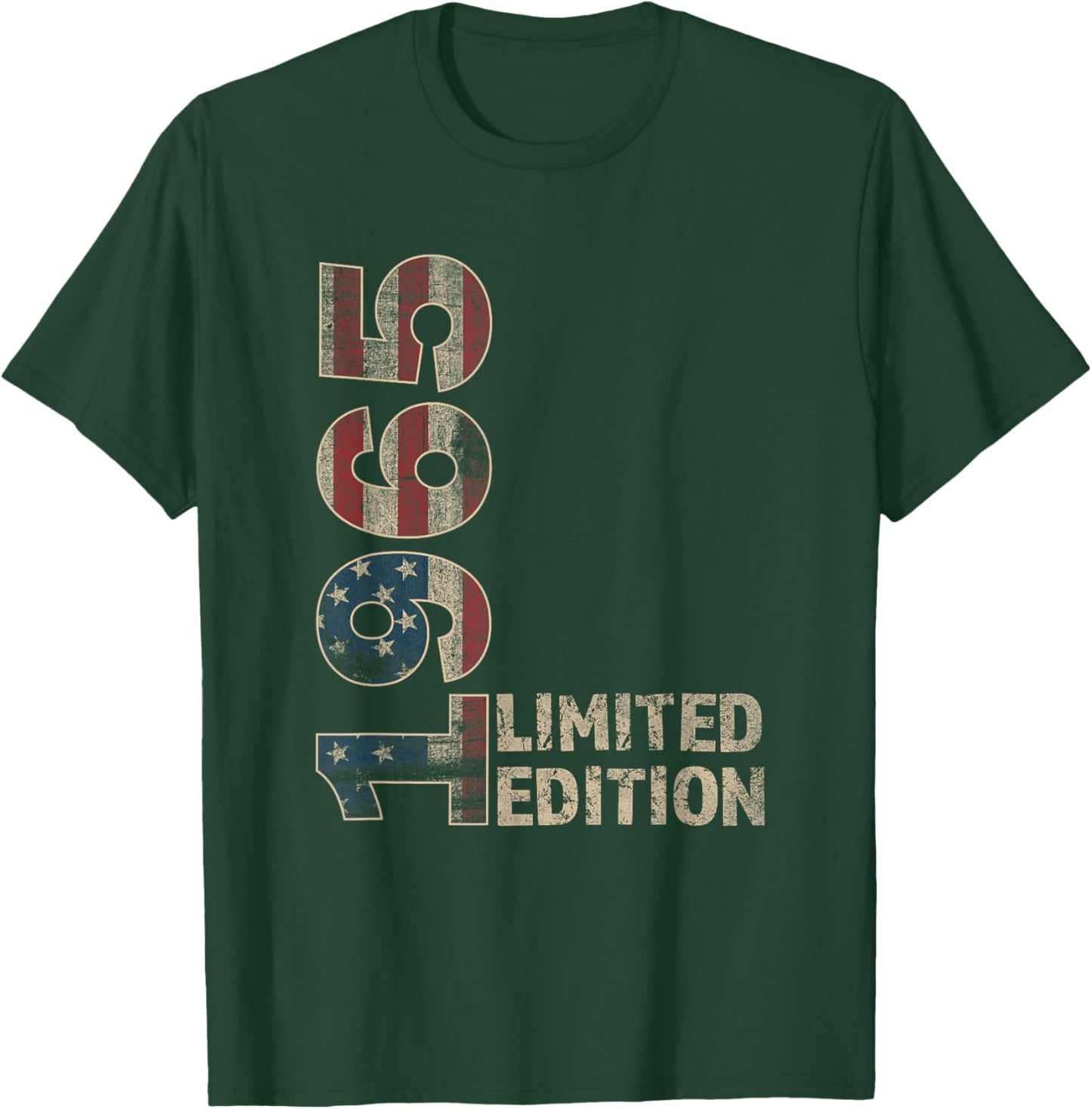 60th Birthday Gift men Vintage born 1965 turning 60 Year Old T-Shirt - T-Shirt | Forest