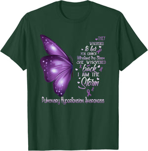 I am the storm Pulmonary Hypertension Awareness Butterfly T-Shirt - T-Shirt | Forest