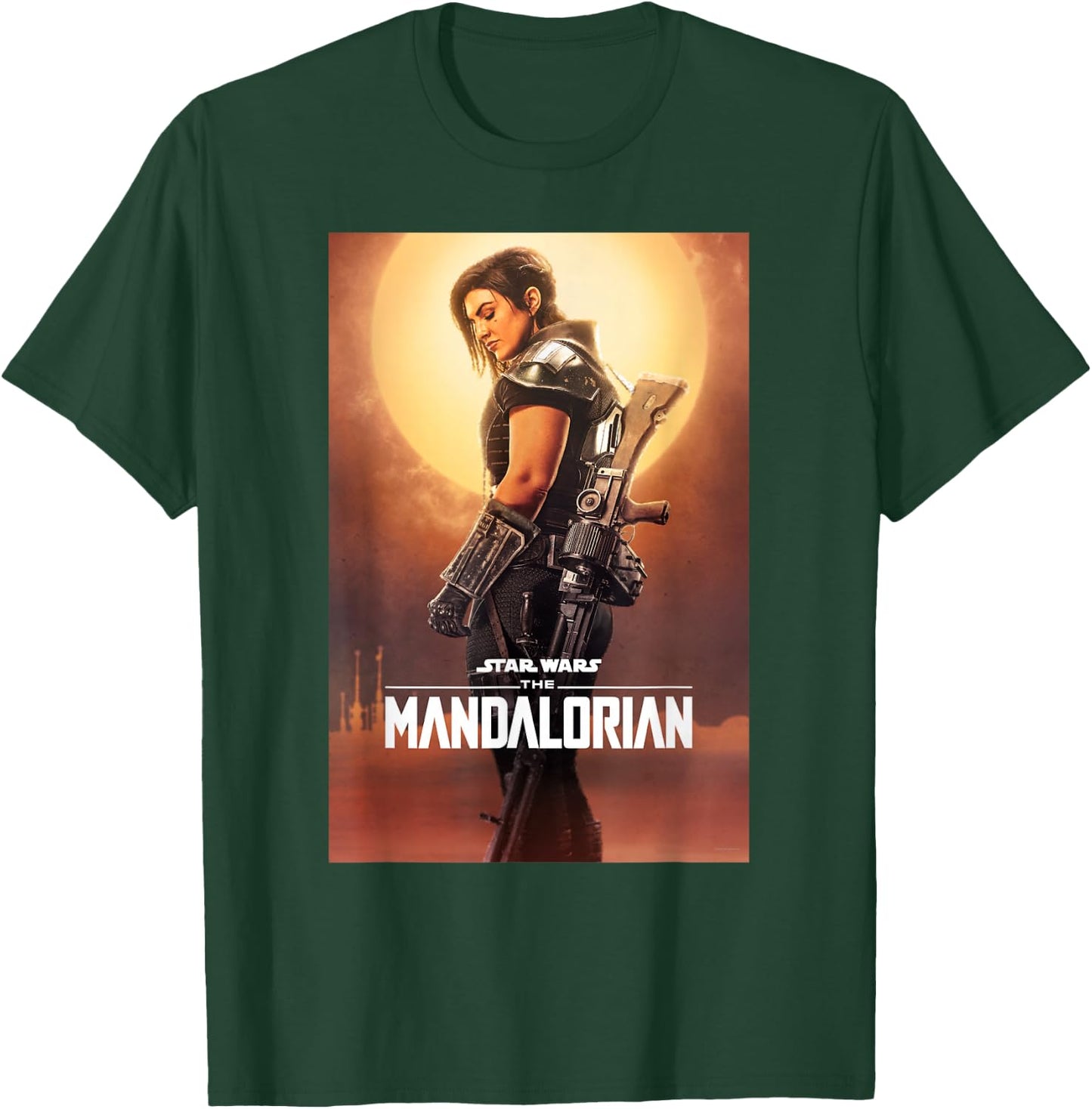 Star Wars The Mandalorian Cara Dune Poster T-Shirt - T-Shirt | Forest