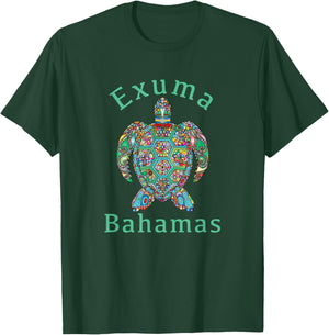Exuma / Tribal Turtle Gift T-Shirt - T-Shirt | Forest