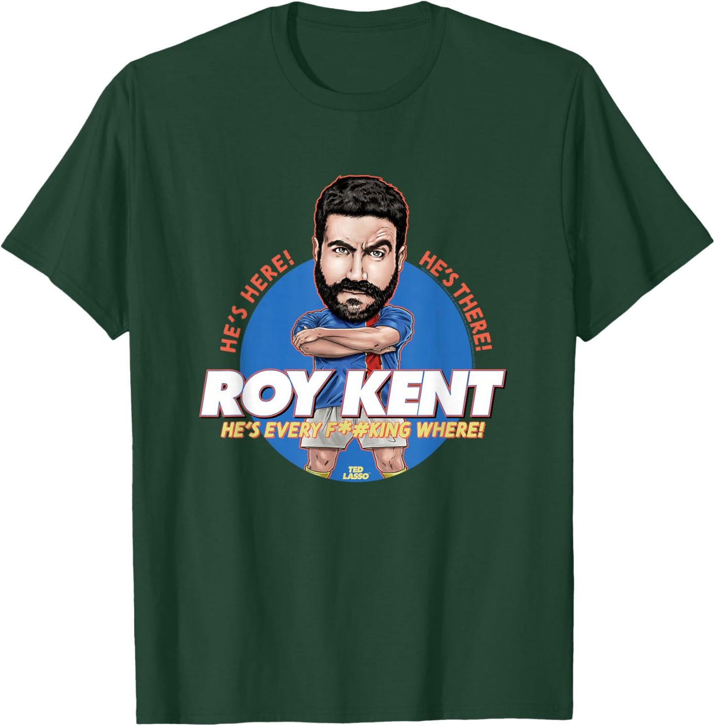 Ted Lasso Bobblehead Roy Kent T-Shirt - T-Shirt | Forest