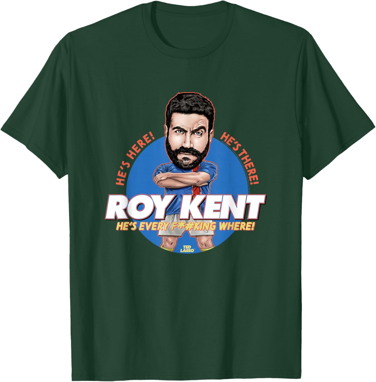 Ted Lasso Bobblehead Roy Kent T-Shirt - T-Shirt | Forest
