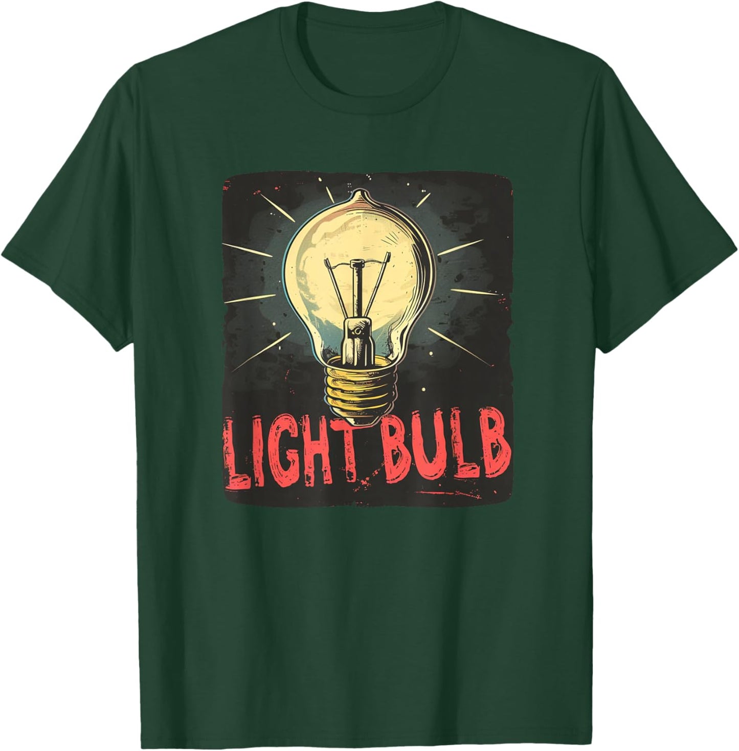 Cool light bulb Costume for Kids and Adults T-Shirt - T-Shirt | Forest