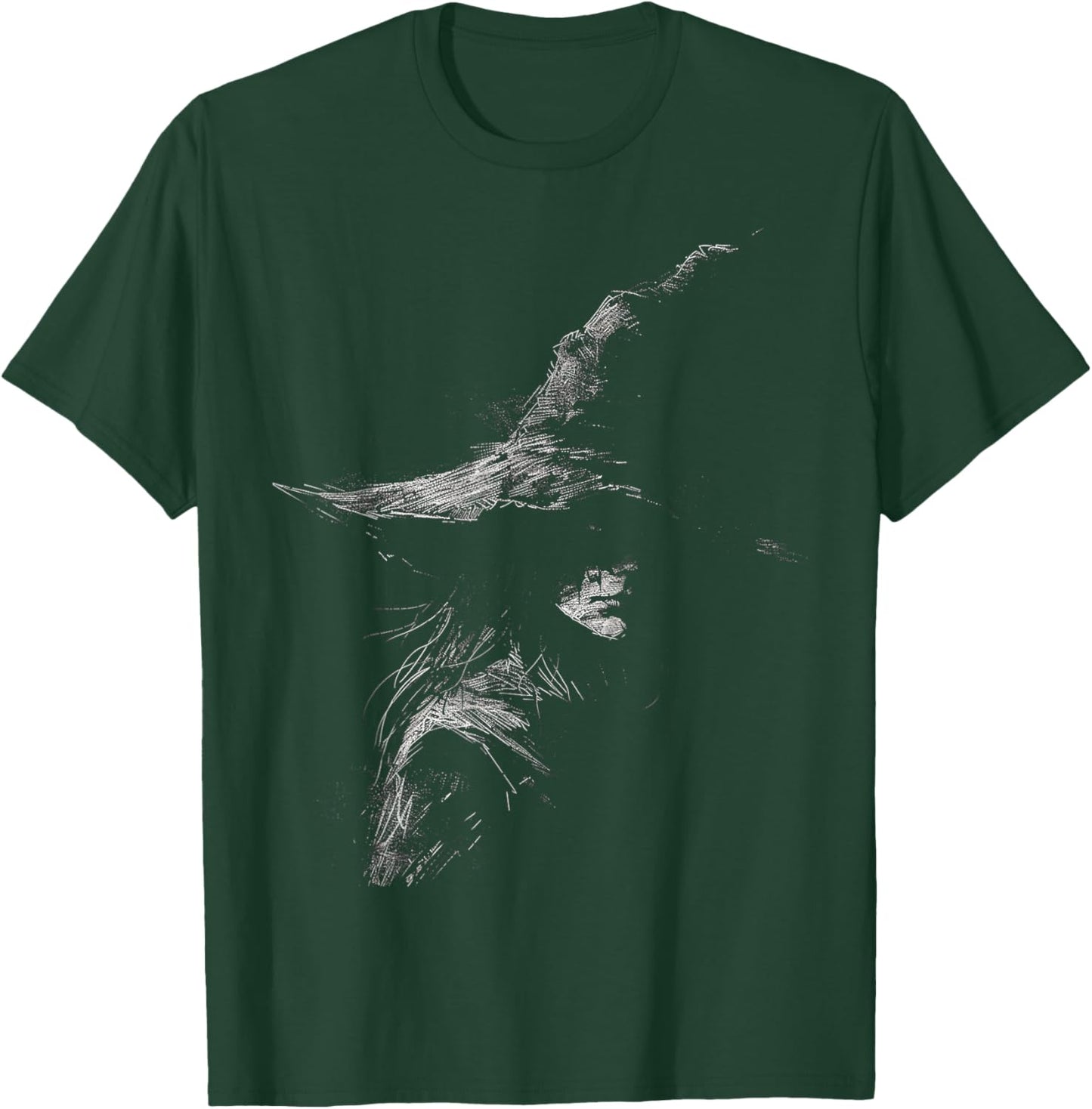 Witch Costume Halloween Spooky Art Witch T-Shirt - T-Shirt | Forest