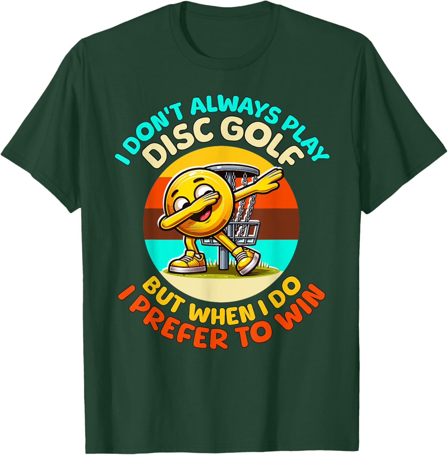 Disc Golf Player Disc Golf T-Shirt - T-Shirt | Forest