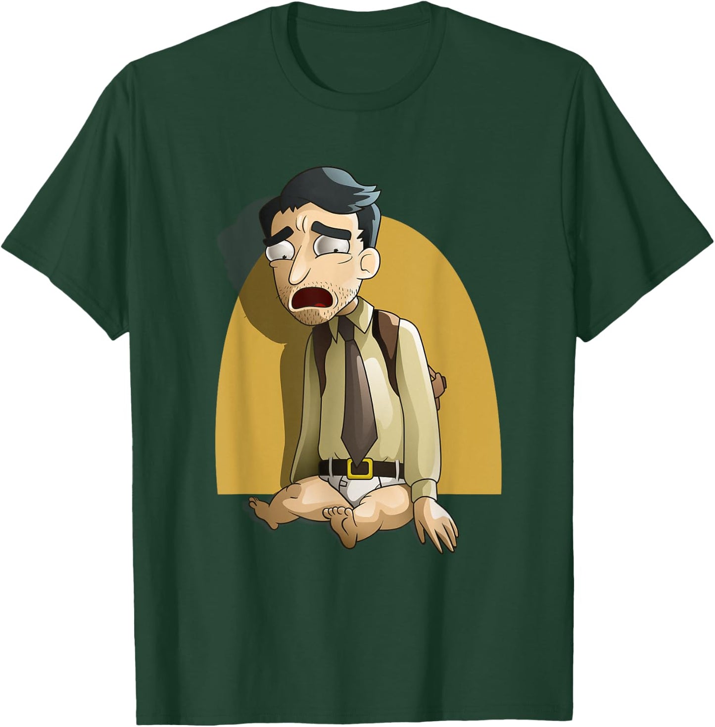 Mademark x Rick and Morty - Rick and Morty Shirt Baby Leg Detective T-Shirt - T-Shirt | Forest