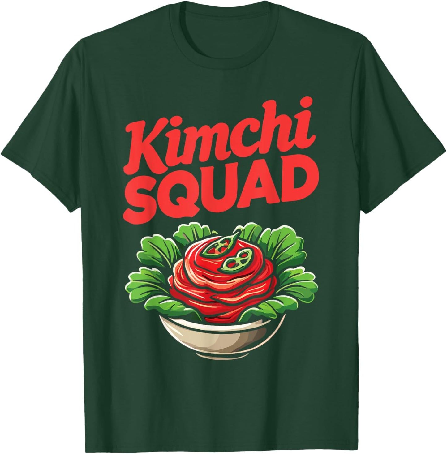 South Korea Kimchi Lover Kimchi Squad T-Shirt - T-Shirt | Forest