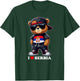 I LOVE SERBIA Flag Serbian Teddy Bear Yugoslavia Gift Srbija T-Shirt - T-Shirt | Forest
