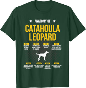 Anatomy Of Catahoula Leopard Dog Lover T-Shirt - T-Shirt | Forest