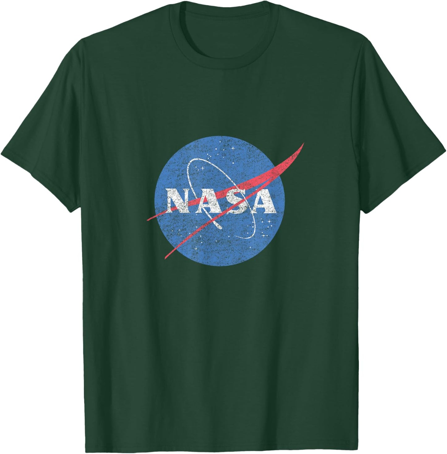 Official NASA Logo - Vintage Style T-Shirt - T-Shirt | Forest