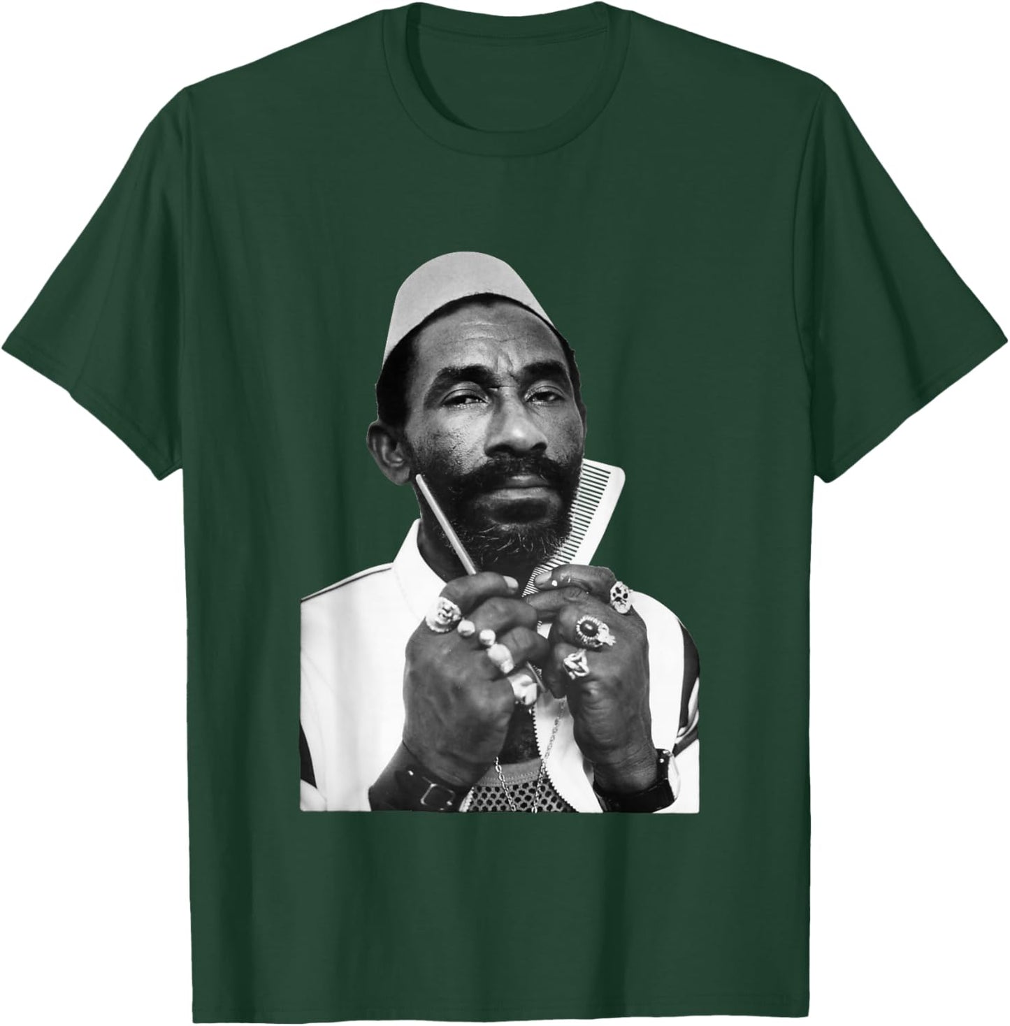 Jamaican Musician Lee Scratch Perry Hacienda Stephen Wright T-Shirt - T-Shirt | Forest