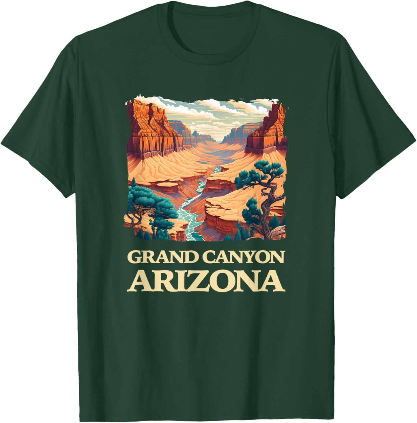 Grand Canyon National Park Arizona T-Shirt - T-Shirt | Forest