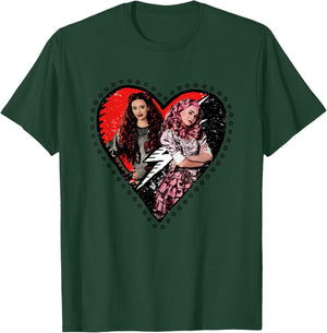 Disney Descendants: The Rise of Red Red & Bridget Heart T-Shirt - T-Shirt | Forest