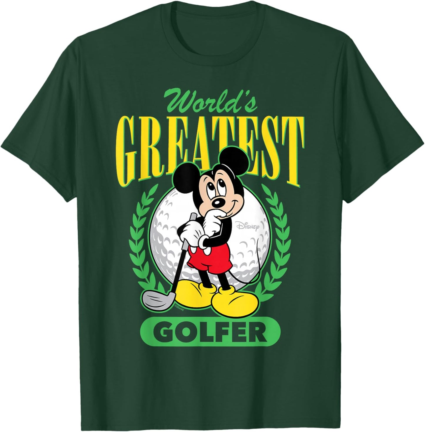 Mickey Mouse - World's Greatest Golfer T-Shirt - T-Shirt | Forest