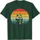 Panda Vintage Retro Sunset 60s 70s style T-Shirt - T-Shirt | Forest