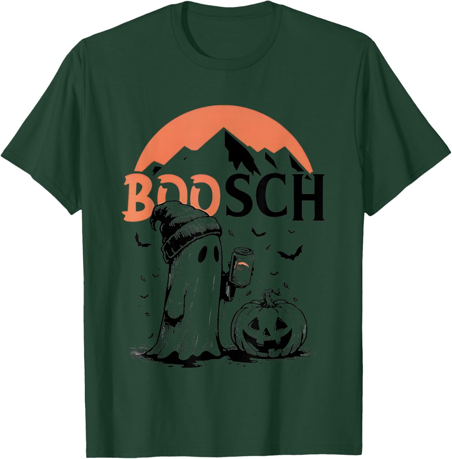 Boosch Beer Ghost Halloween 2024 T-Shirt - T-Shirt | Forest
