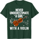 Best Violin Art Girls Violin Player Viola Lover T-Shirt - T-Shirt | Forest