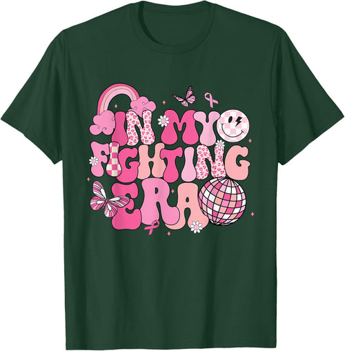 Retro Groovy In My Fighting Era Breast Cancer Awareness