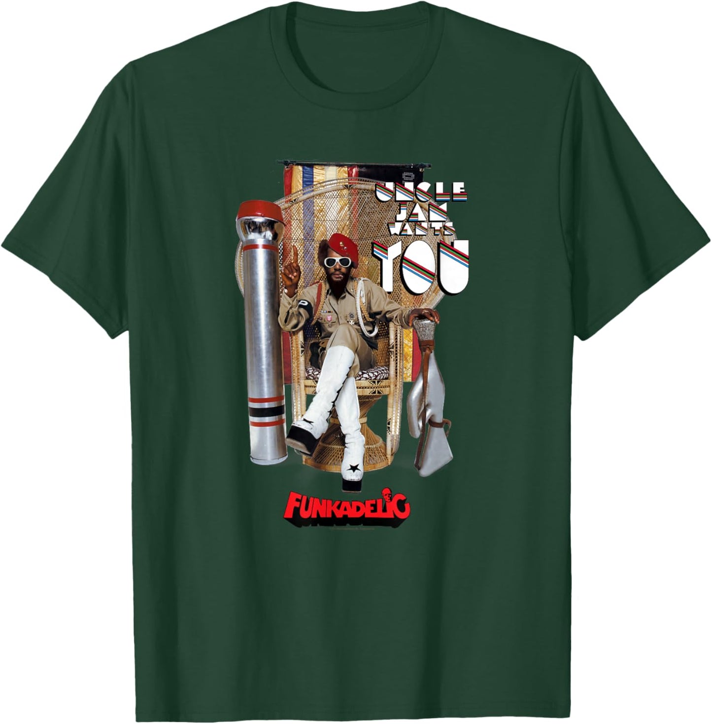 George Clinton Parliament Funkadelic Uncle Jam Wants You T-Shirt - T-Shirt | Forest