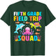 Fifth Grade Field Trip Squad Aquarium Matching Teacher Kid T-Shirt - T-Shirt | Forest