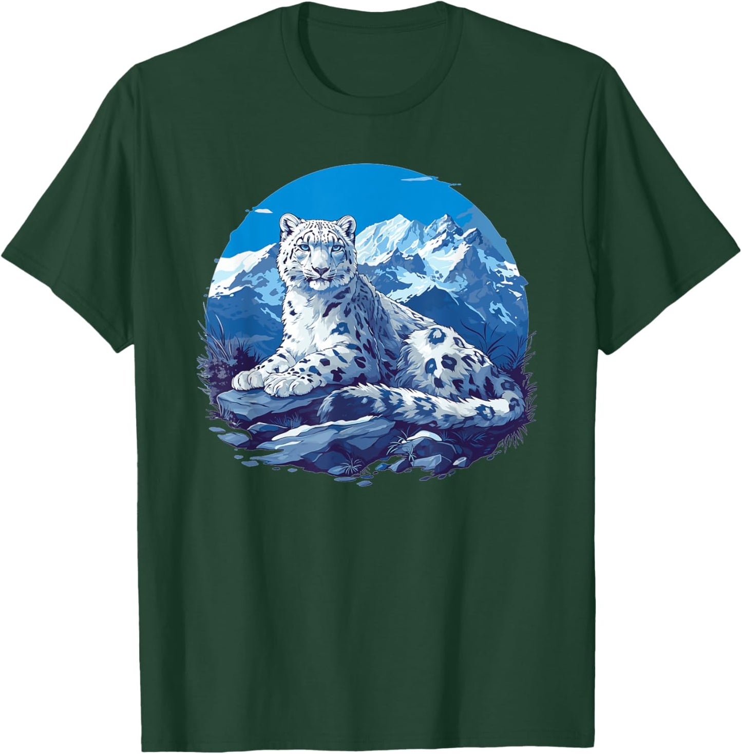 Snow Leopards Lovers Snow Leopard T-Shirt - T-Shirt | Forest