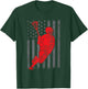 Funny Vintage American Flag Lacrosse USA Sport Gift Men Boys T-Shirt - T-Shirt | Forest