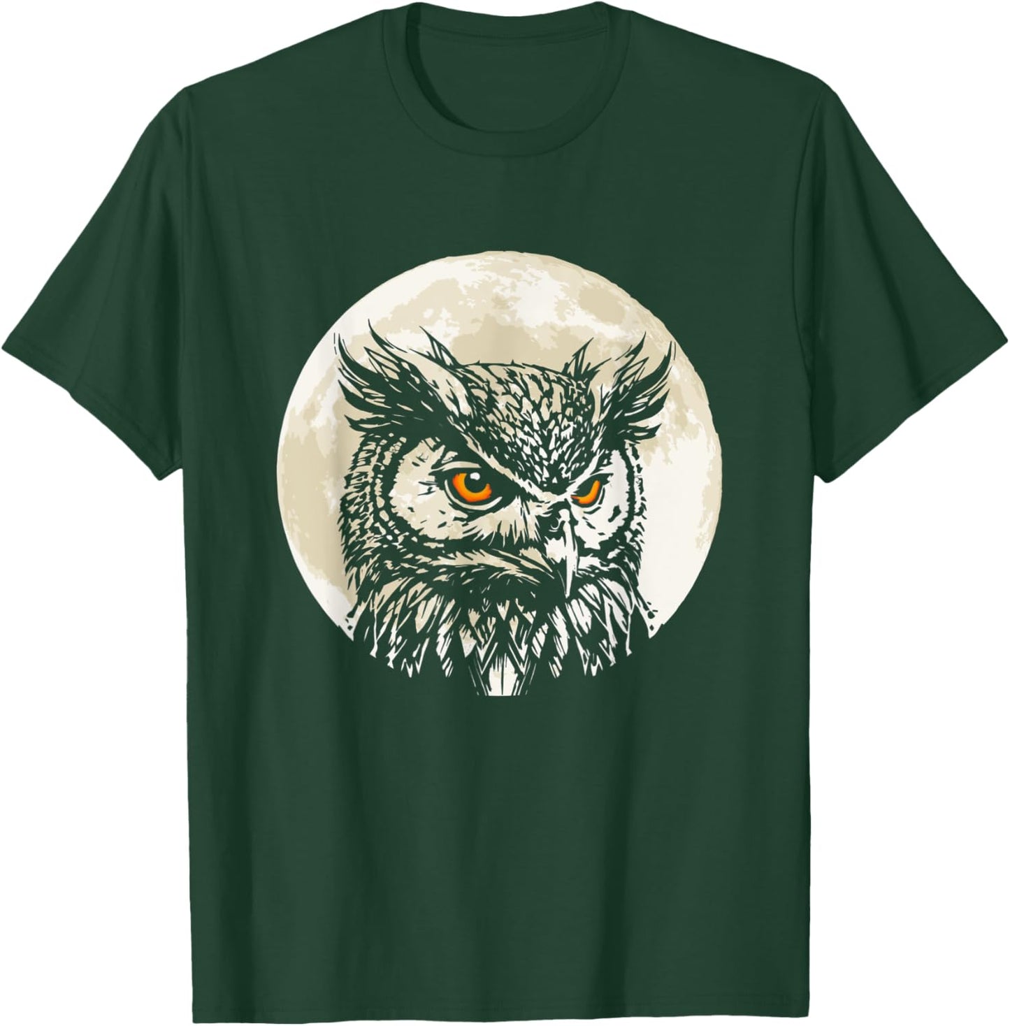 Owl Forest Night Wildlife Birds Nature T-Shirt - T-Shirt | Forest
