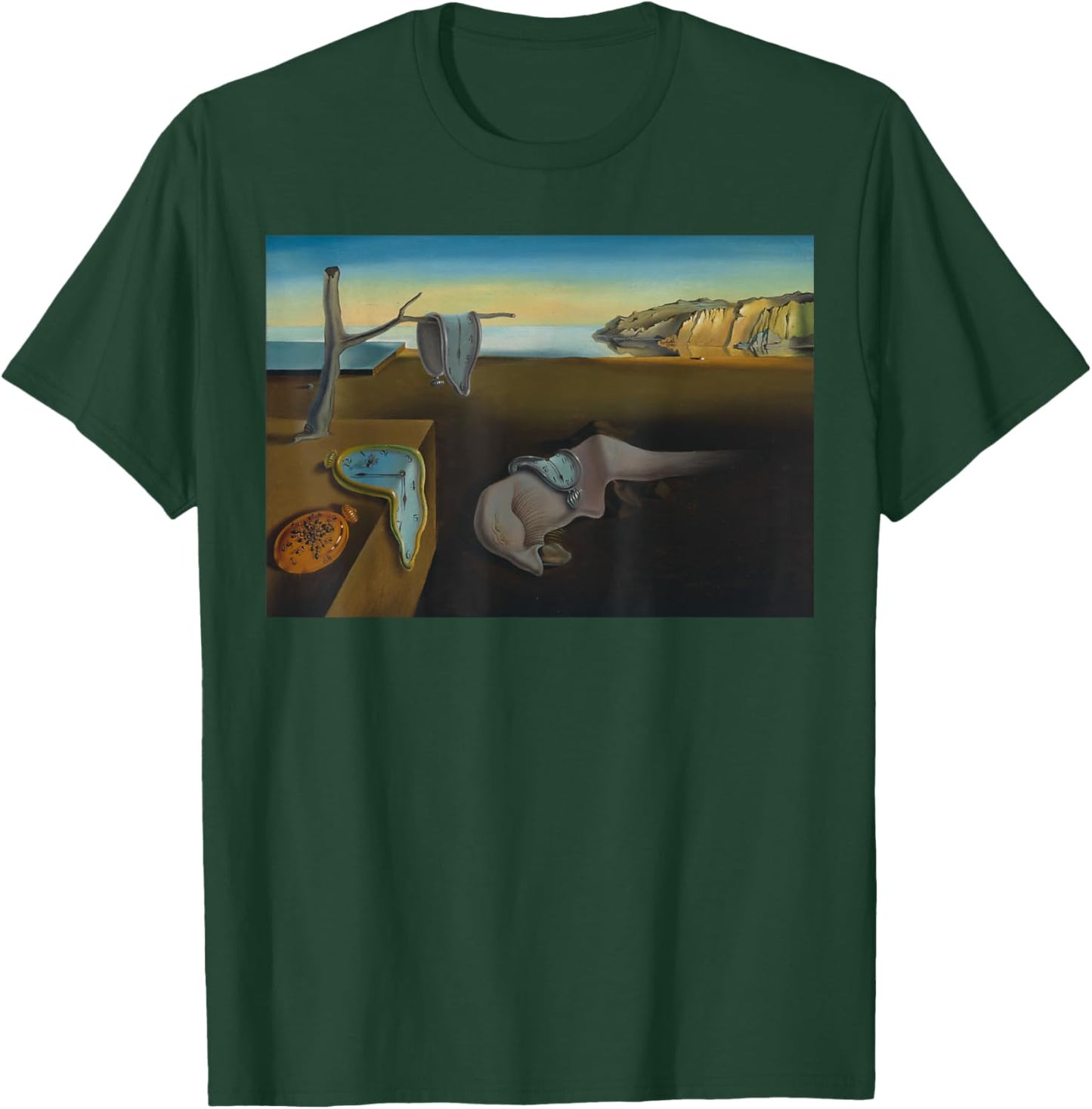 The Persistence of Memory Famous Painting By Dali T-Shirt - T-Shirt | Forest