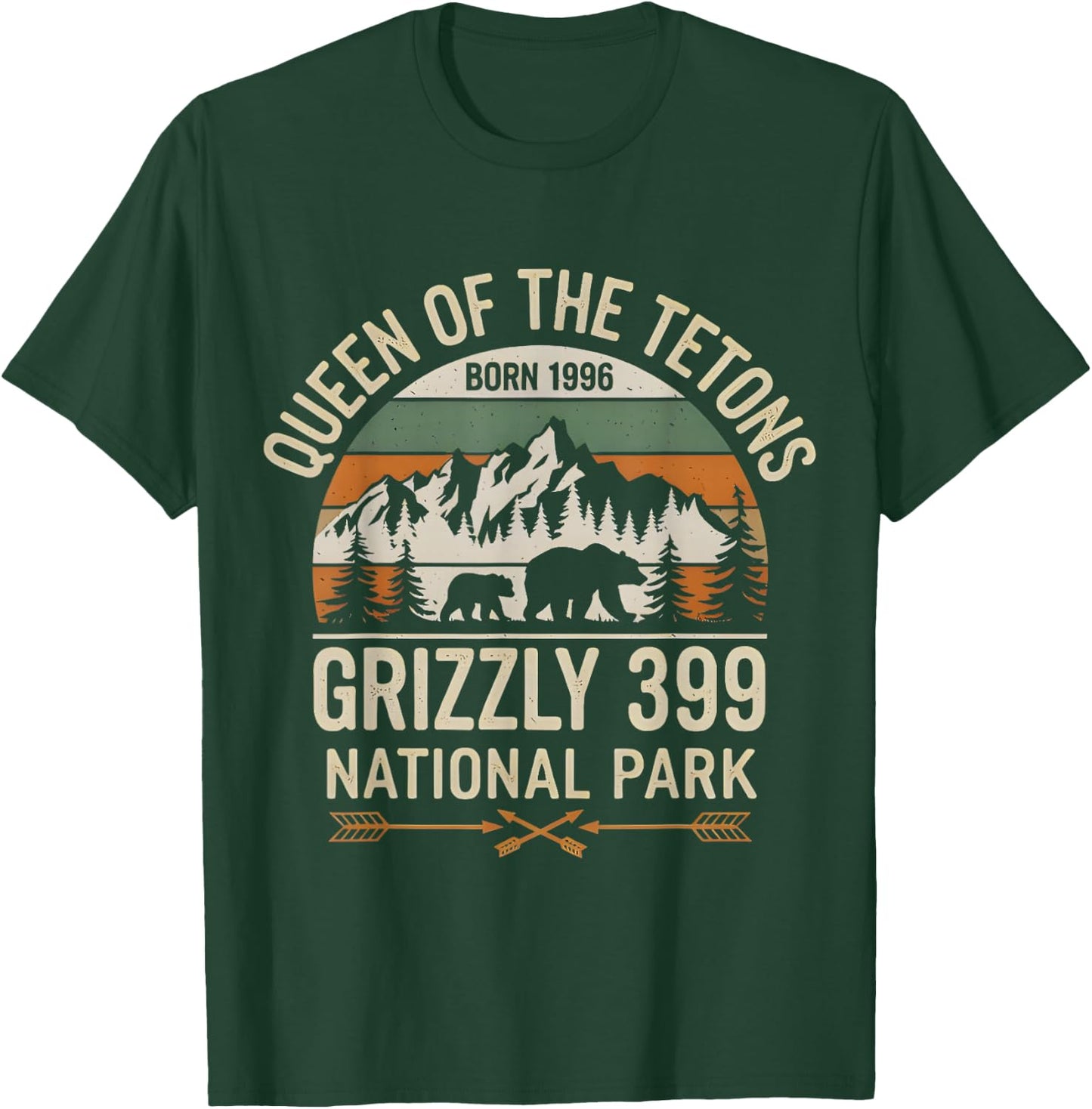 Queen Of The Tetons Grizzly 399 National Park Preserve T-Shirt - T-Shirt | Forest