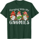 Hanging With My Gnomies Family Christmas Pajamas Men Women T-Shirt - T-Shirt | Forest