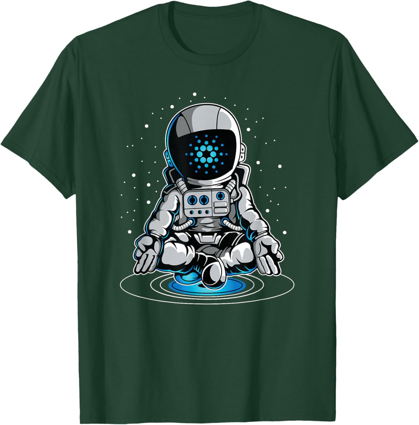Cool Cardano Space Suite Shirt, ADA Coin Cryptocurrency T-Shirt - T-Shirt | Forest