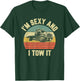 Tow Truck Driver Shirt Funny Towing Car Flat Bed Tow Truck T-Shirt - T-Shirt | Forest