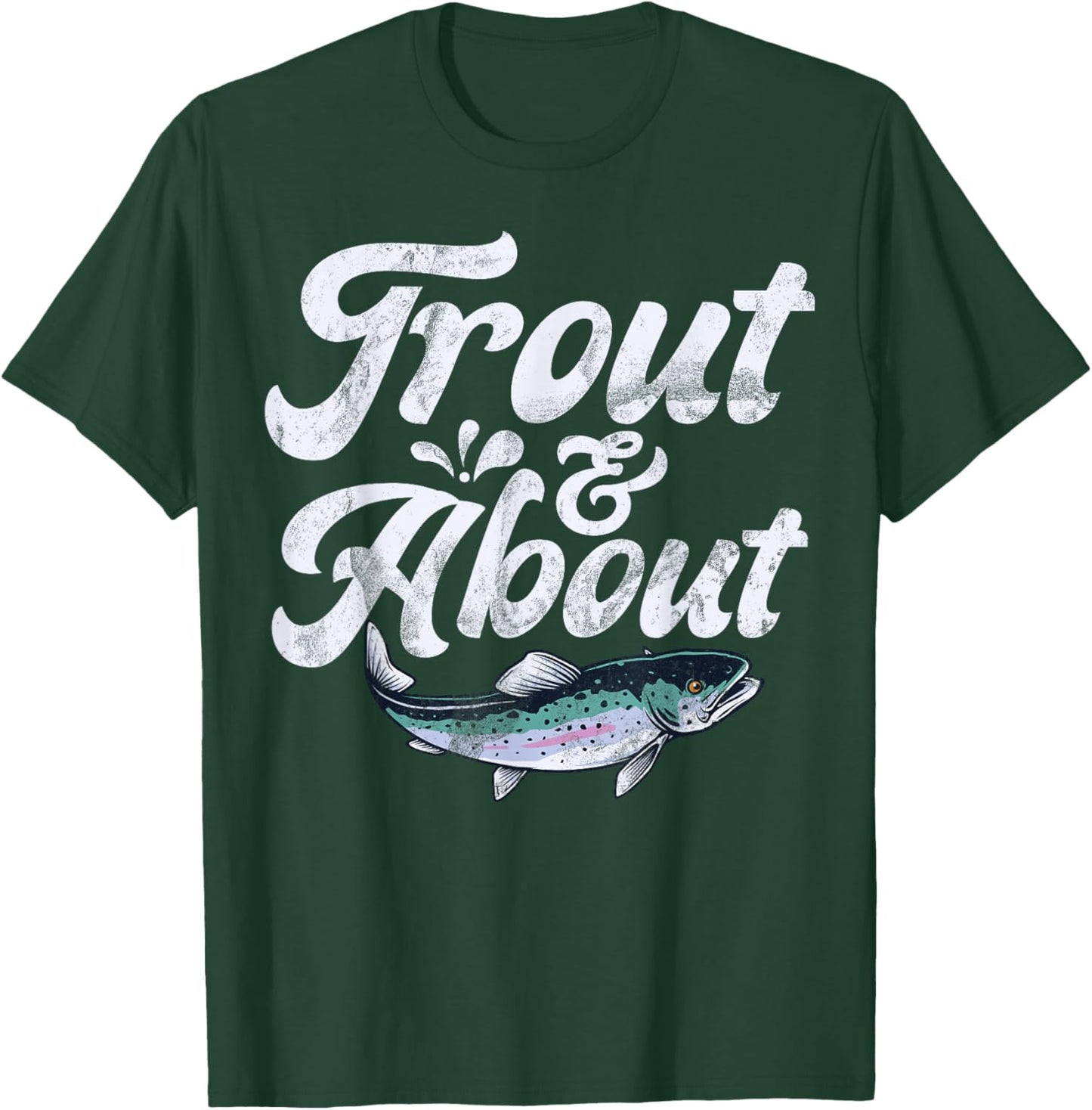 Trout & About Trout T-Shirt - T-Shirt | Forest