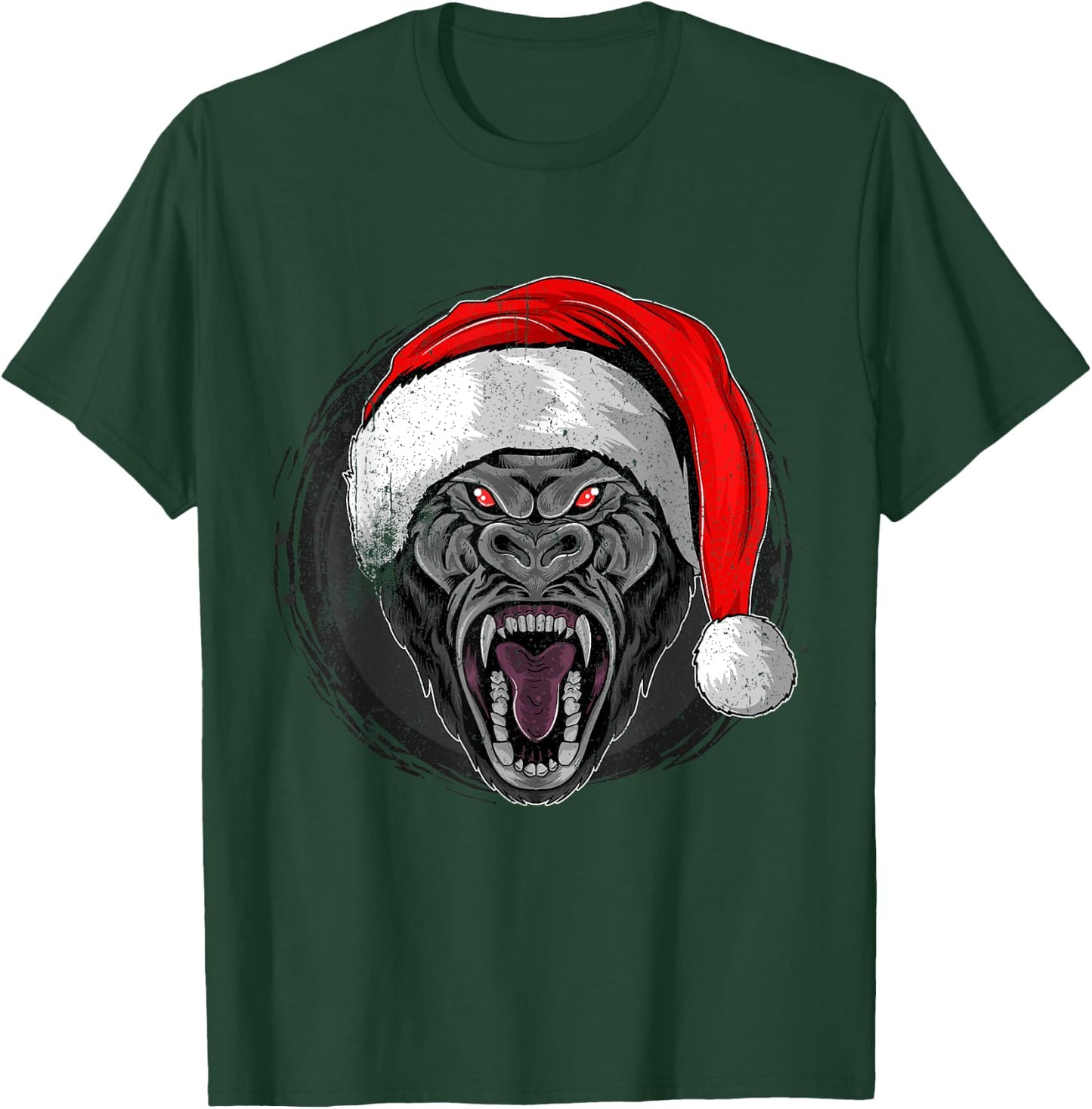 Christmas Gorilla Costume, Funny Gorilla Christmas Pjs T-Shirt - T-Shirt | Forest