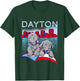 Dayton Dog Flag Ohio USA Skyline Silhouette Outline Sketch Women Kids T-Shirt - T-Shirt | Forest