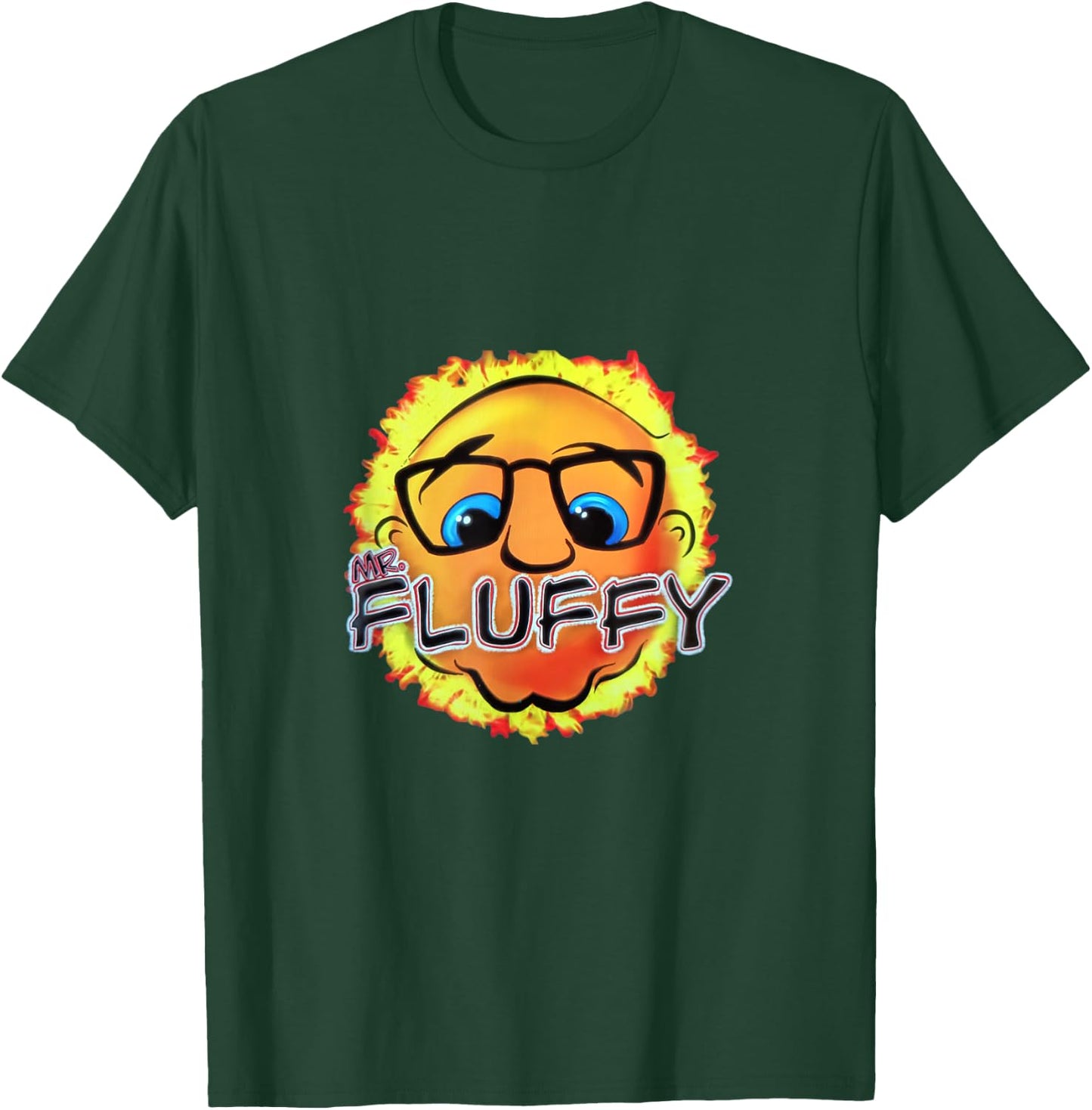 Mr Fluffy head T-Shirt - T-Shirt | Forest