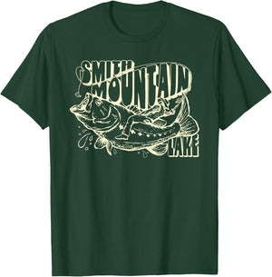 Smith Mountain Lake Virginia Striped Bass Fishing Rodeo T-Shirt - T-Shirt | Forest