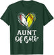 Aunt Of Both Baseball Softball Aunt Mothers Day T-Shirt - T-Shirt | Forest