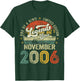 18 Years Old Legend since November 2006 18th Birthday Boys T-Shirt - T-Shirt | Forest