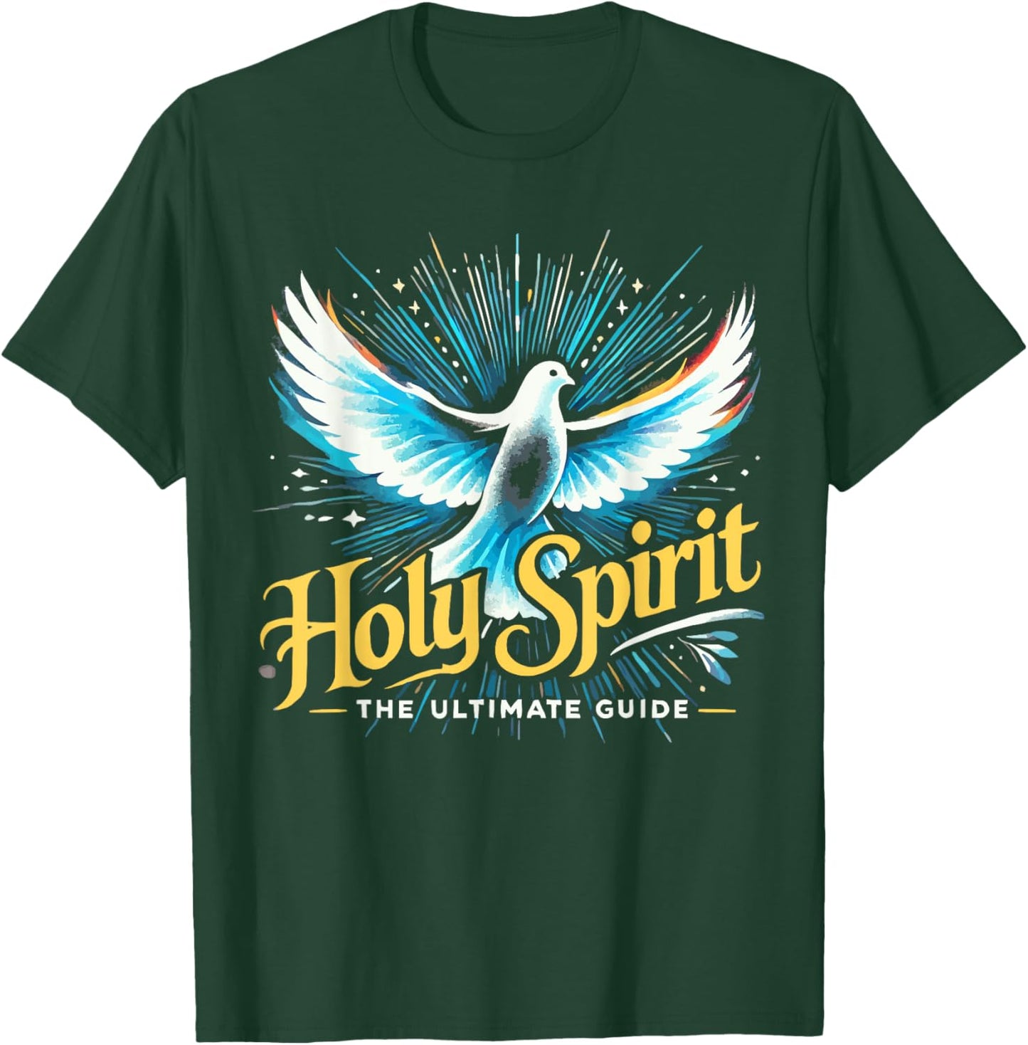 Holy Spirit I Love Jesus Christ Catholic Christian Faith T-Shirt - T-Shirt | Forest