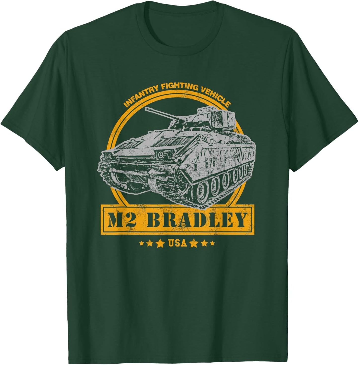 M2 Bradley IFV - Bradley Infantry Fighting Vehicle T-Shirt - T-Shirt | Forest