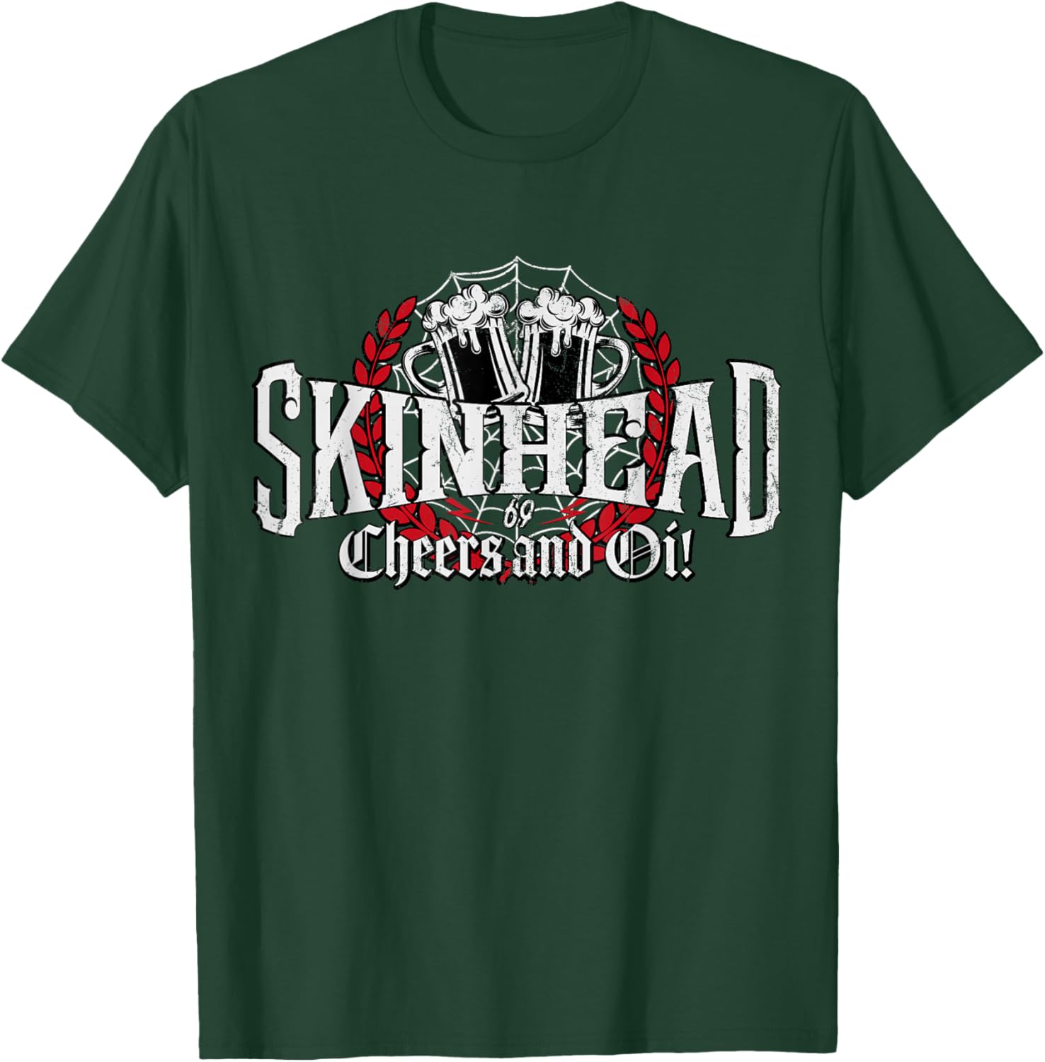 Oi Skinhead / Skinhead Musik / Punk T-Shirt - T-Shirt | Forest