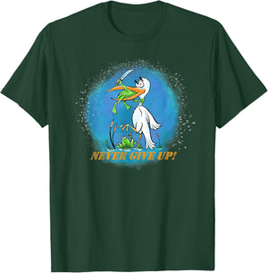 Never Give Up Frogs Attack Shirt T-Shirt - T-Shirt | Forest