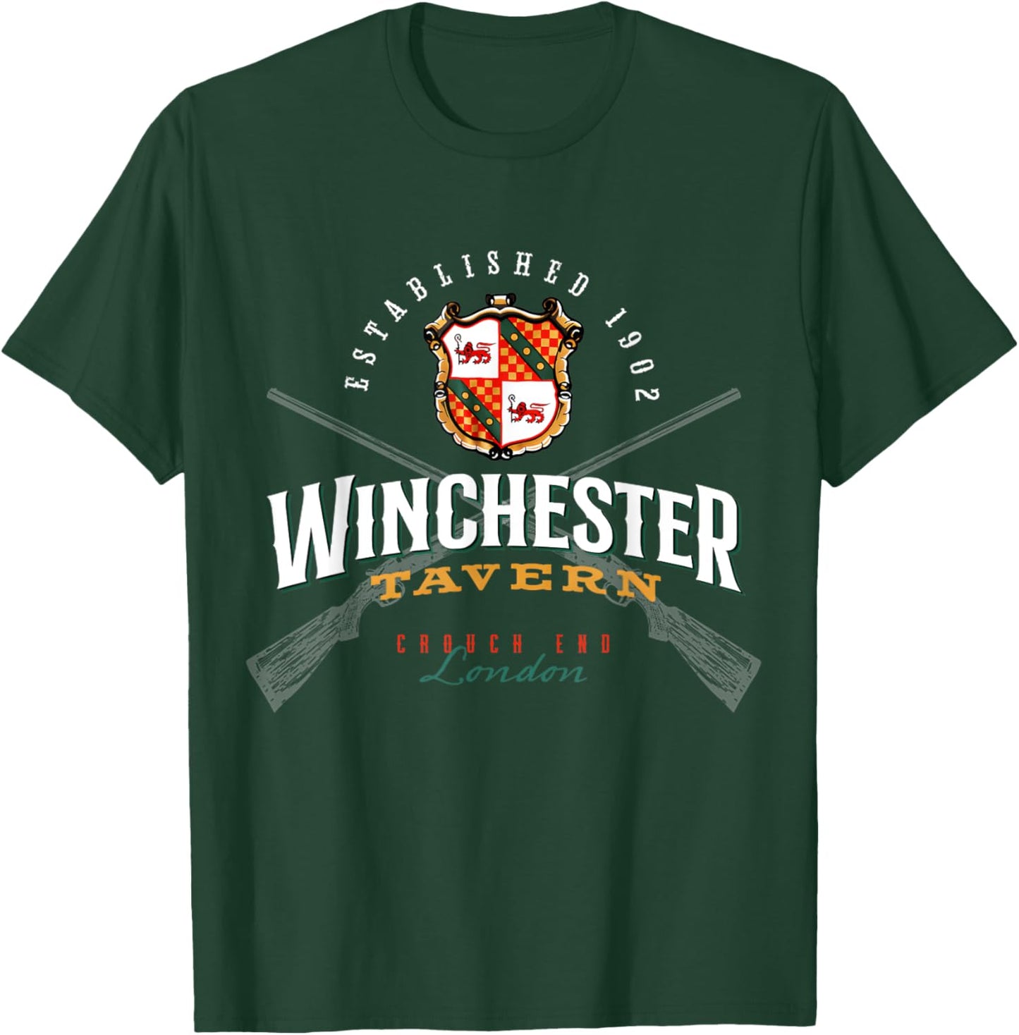 Shaun Of Tavern Zombie Movie The Dead Winchester T-Shirt - T-Shirt | Forest