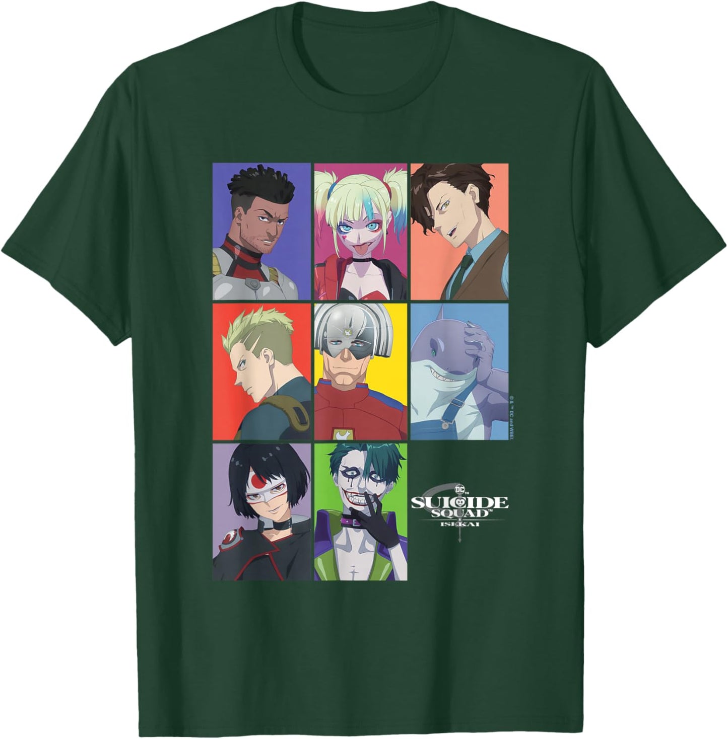 Suicide Squad Isekai Portraits T-Shirt - T-Shirt | Forest