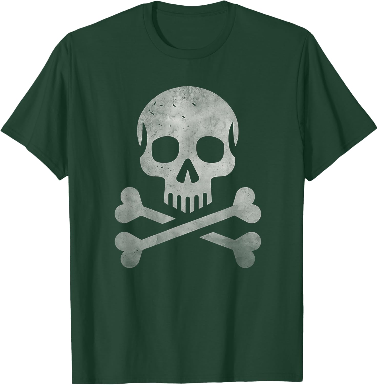 Jolly Roger Pirate Skull And Crossbones Flag Halloween T-Shirt - T-Shirt | Forest